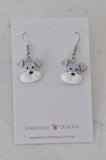 Dog Puppy Clay Drop Dangle Earrings