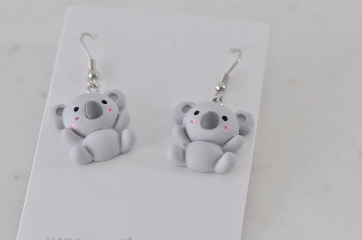 Koala Australian Animal Aussie Drop Earrings