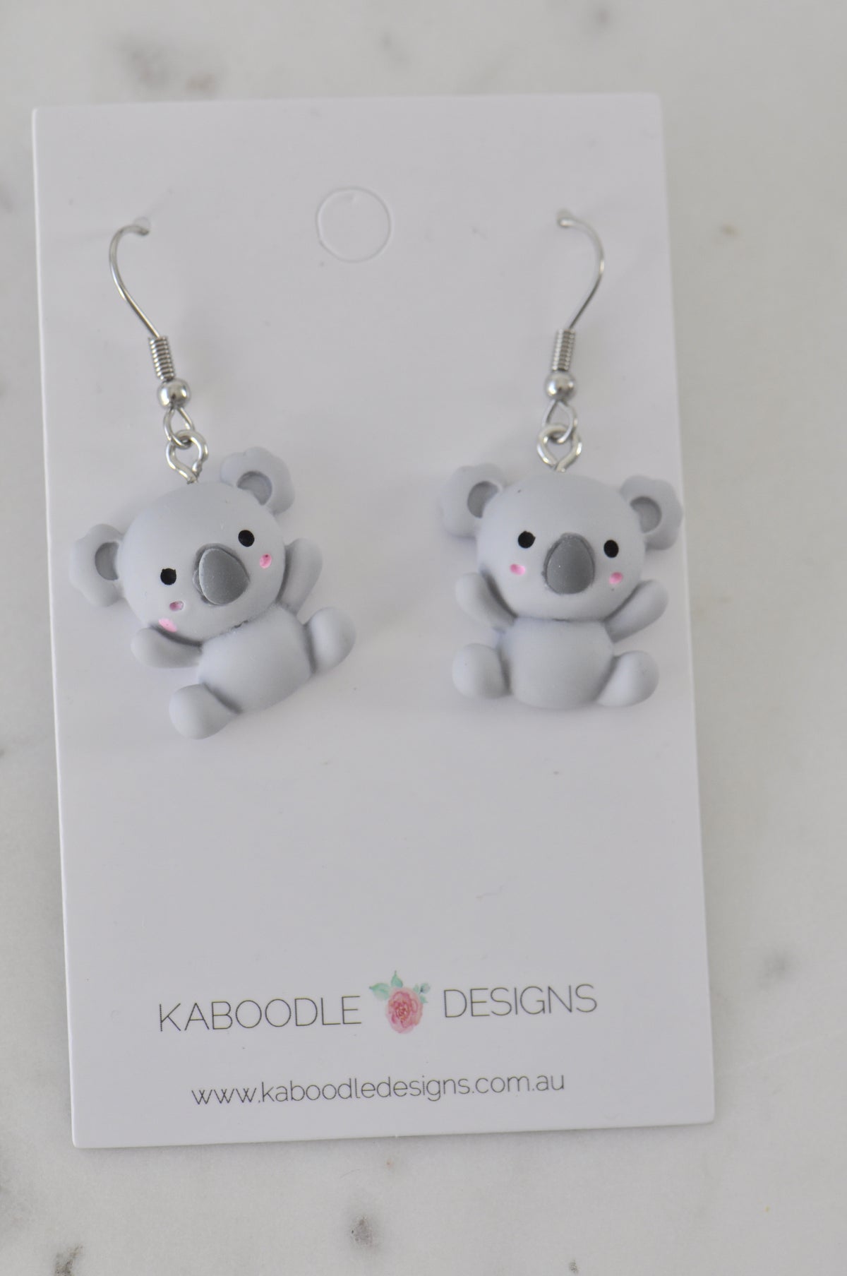 Koala Australian Animal Aussie Drop Earrings