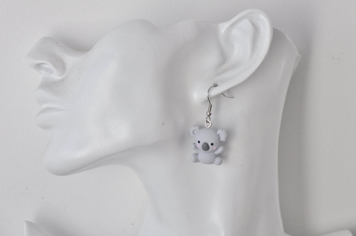 Koala Australian Animal Aussie Drop Earrings