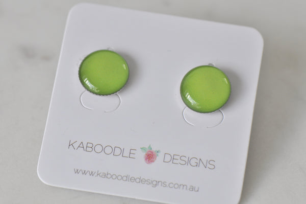 Handmade Artwork Stud Earrings