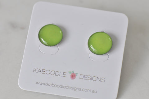 Handmade Artwork Stud Earrings