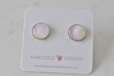 Handmade Artwork Stud Earrings