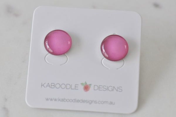 Handmade Artwork Stud Earrings