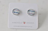 Handmade Artwork Stud Earrings