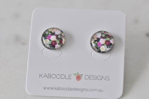 Handmade Artwork Stud Earrings
