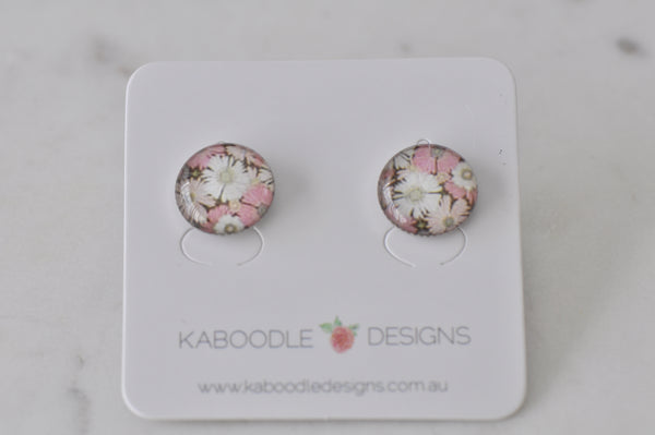 Handmade Artwork Stud Earrings