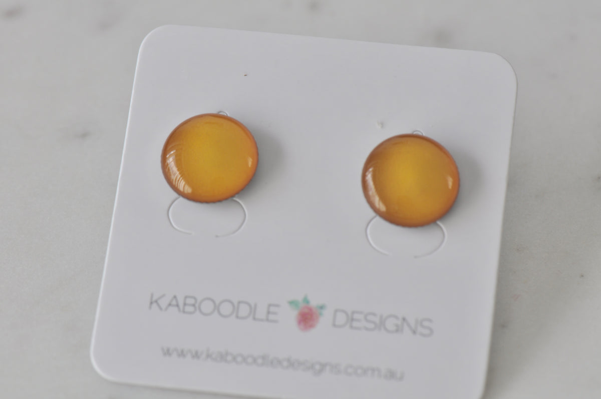 Handmade Artwork Stud Earrings