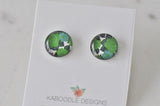 Handmade Artwork Stud Earrings