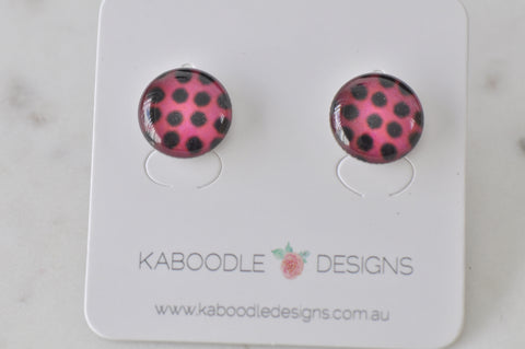 Handmade Artwork Stud Earrings