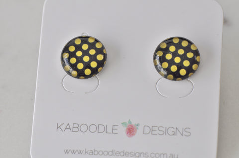 Handmade Artwork Stud Earrings