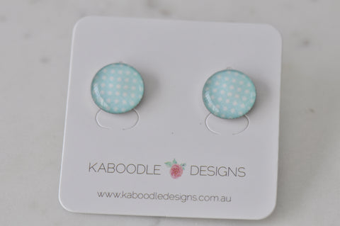 Handmade Artwork Stud Earrings