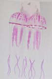 Novelty Jelly fish Jellyfish Dangle Earrings - Purple