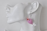 Novelty Watermelon Milkshake Thick shake Dangle Drop Earrings