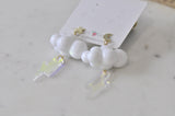 Cloud Lightning 3D Novelty Dangle Drop Earrings