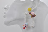 Novelty Astronaut Rocket Alien UFO Drop Dangle Earrings