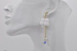 Cloud Lightning 3D Novelty Dangle Drop Earrings