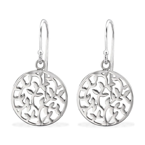 Filigree 925 Sterling Silver Dangle Earrings