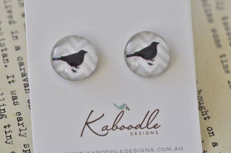 Handmade Artwork Stud Earrings - ER158