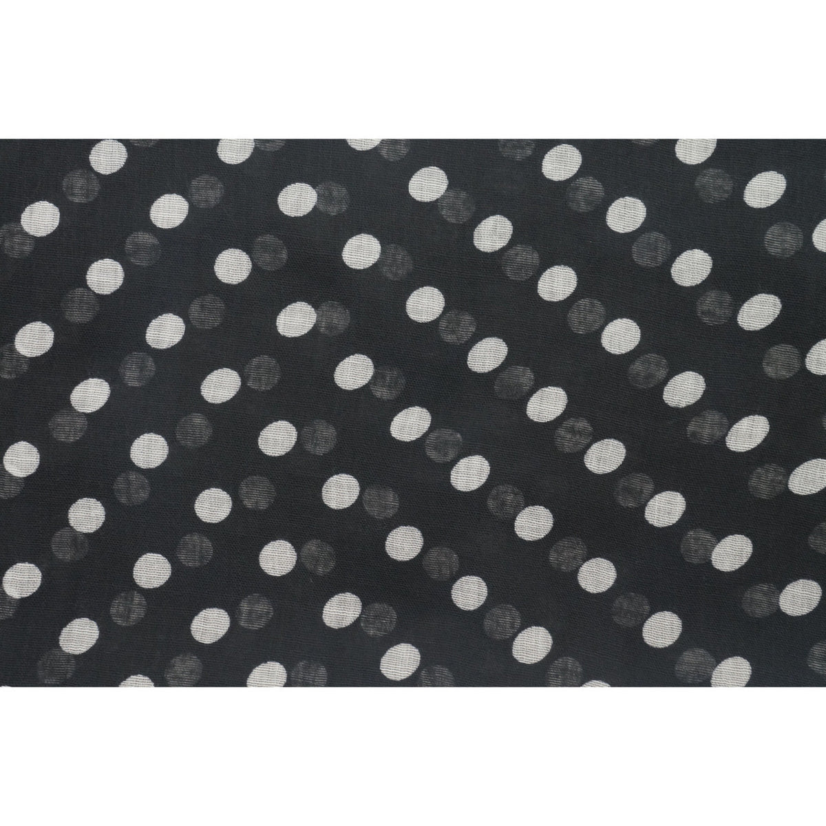 Fashion Scarf - Polkadots in Black