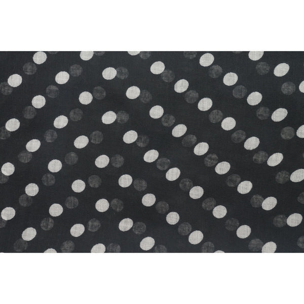 Fashion Scarf - Polkadots in Black