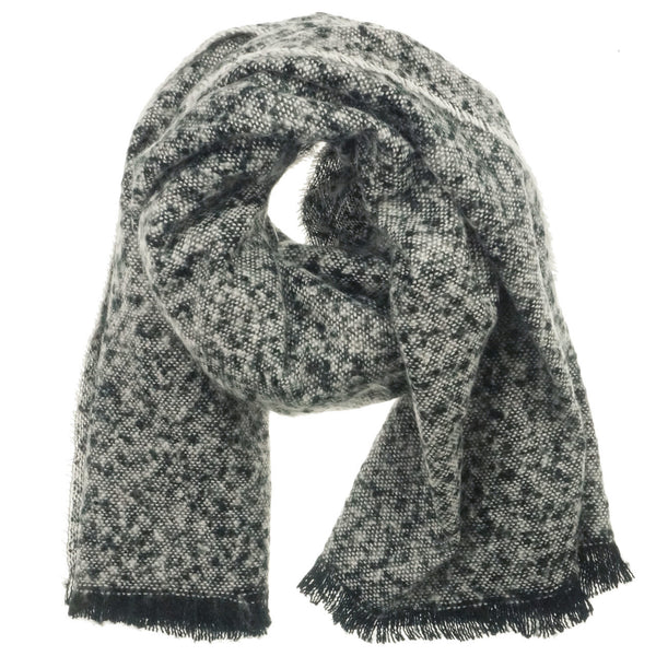 Winter Scarf - Black and White