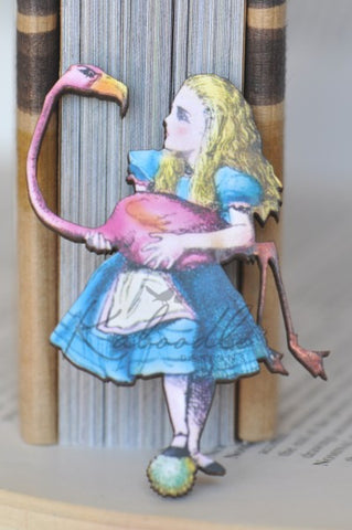 Alice and Goose - Brooch