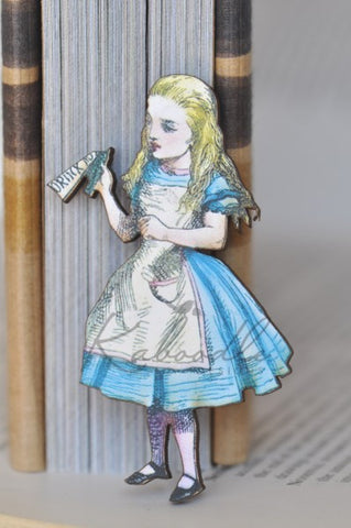 Alice Drink Me Bottle Brooch