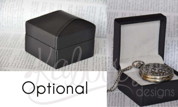 Cherish Script - Pocket Watch Necklace