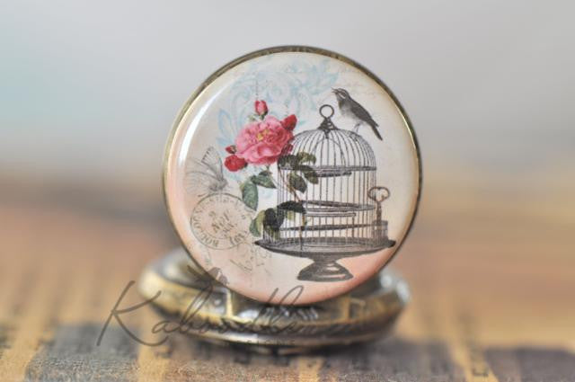 On the Edge Pocket Watch Necklace