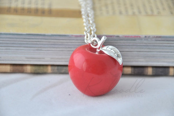 Red Apple Necklace