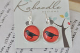 Handmade Round Clip Dangle Earrings CDE8