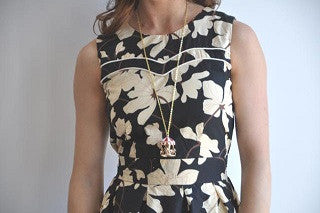 Carousel Merry Go Round Kitsch Necklace