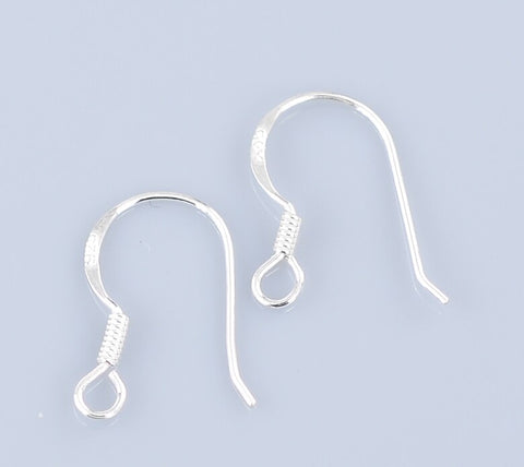 Sterling Silver Earring Hook - 1 pair