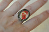 Handmade Artwork Ring - Bird