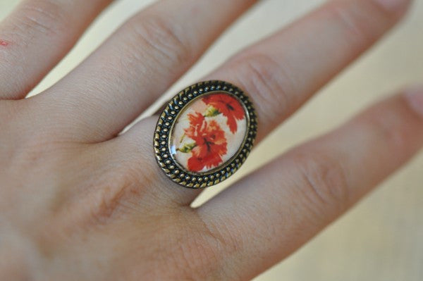 Handmade Artwork Ring - Eiffel Tower 4