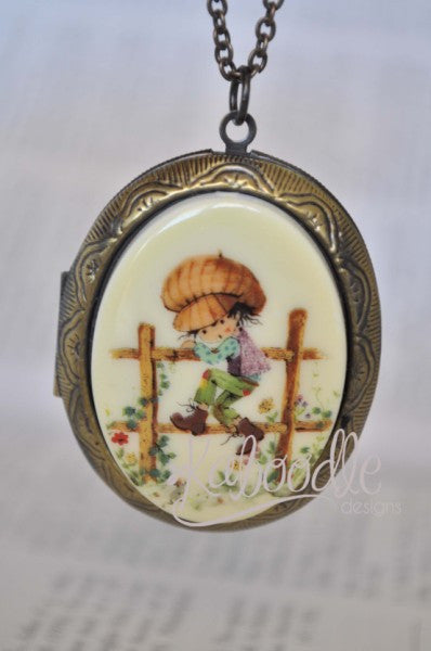 Holly Hobbie Little Farmer Large Locket