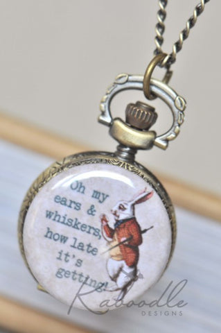 How Late It's Getting - Pocket Watch Necklac