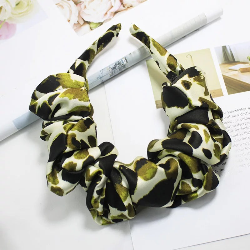 Fabric Ruffled Statement Headband