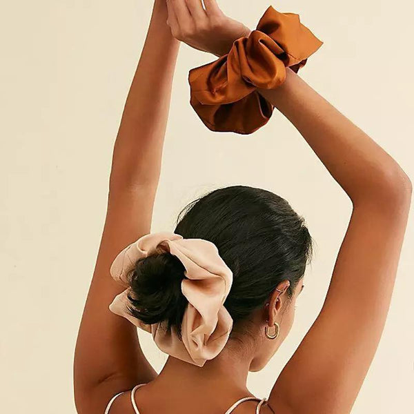 Giant Large Oversized Scrunchies - Mustard Yellow