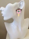 Bubble O Bill Polymer Clay Ice Cream Stud Earrings
