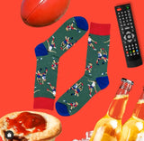 Novelty Fun Socks - Football Footy Match Sport