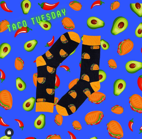 Novelty Fun Socks - Taco