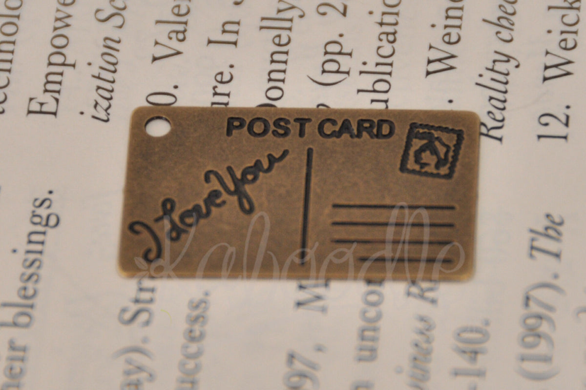 Love Note Postcard in an Envelope Kitsch Necklace