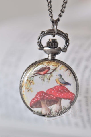 Love Story - Pocket Watch Necklace