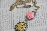 Good Morning Swallow Locket Necklace