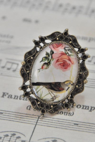 Rose Bird Ring