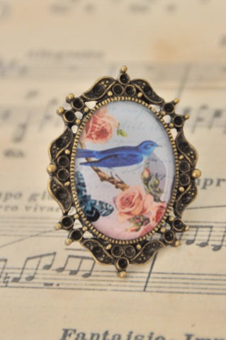 Victorian Bird Ring